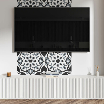 Samolepiaci panel na stenu Kvetinový motív s ozdobnými detailmi