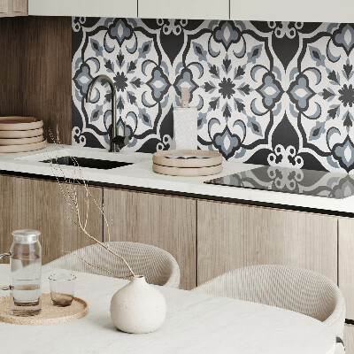 Samolepiaci panel na stenu Kvetinový motív s ozdobnými detailmi