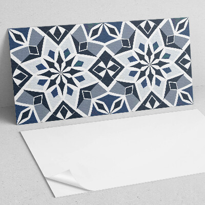 Obdĺžnikový stenový panel Kvetinová geometria v modernom štýle