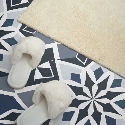 Obdĺžnikový stenový panel Kvetinová geometria v modernom štýle