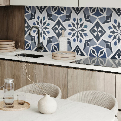 Obdĺžnikový stenový panel Kvetinová geometria v modernom štýle