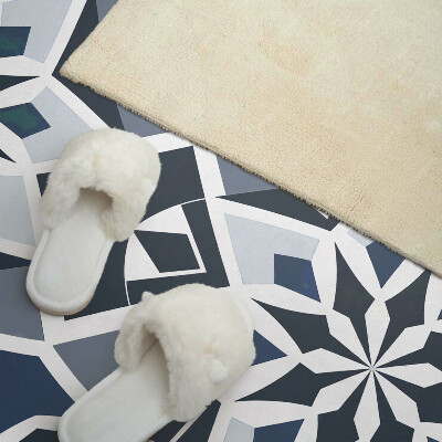 Obdĺžnikový stenový panel Kvetinová geometria v modernom štýle