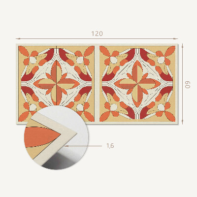 Obdĺžnikový stenový panel Kvetinová abstrakcia v modernom štýle
