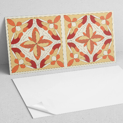 Obdĺžnikový stenový panel Kvetinová abstrakcia v modernom štýle