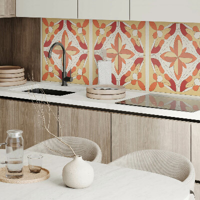 Obdĺžnikový stenový panel Kvetinová abstrakcia v modernom štýle