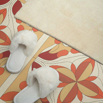 Obdĺžnikový stenový panel Kvetinová abstrakcia v modernom štýle