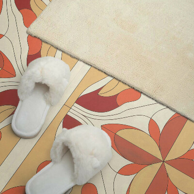 Obdĺžnikový stenový panel Kvetinová abstrakcia v modernom štýle