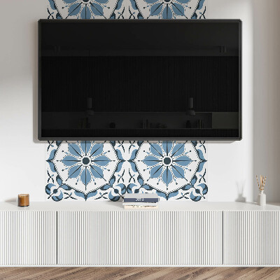 Samolepiaci panel na stenu Kvetinový motív s jemnými detailmi