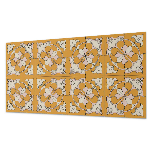 Obdĺžnikový panel na stenu Kvetinová mozaika vo farbách