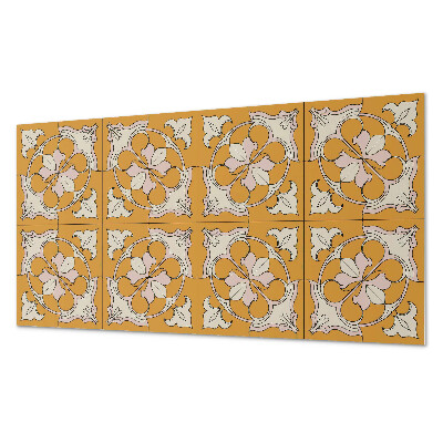 Obdĺžnikový panel na stenu Kvetinová mozaika vo farbách