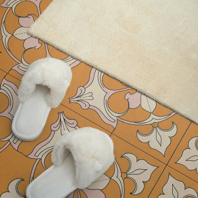 Obdĺžnikový panel na stenu Kvetinová mozaika vo farbách