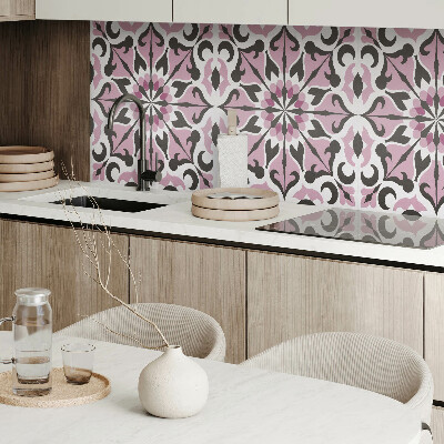 Samolepiaci panel na stenu Rastlinná symetria v elegantnom štýle