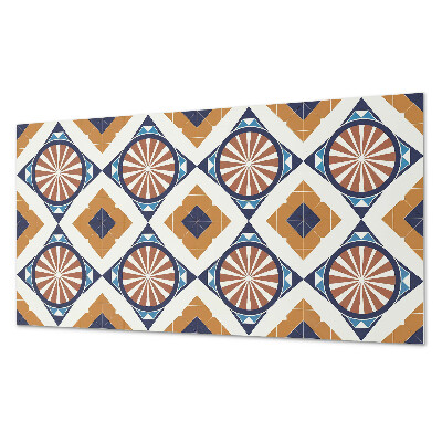 Obdĺžnikový stenový panel Geometrický vzor s kruhmi