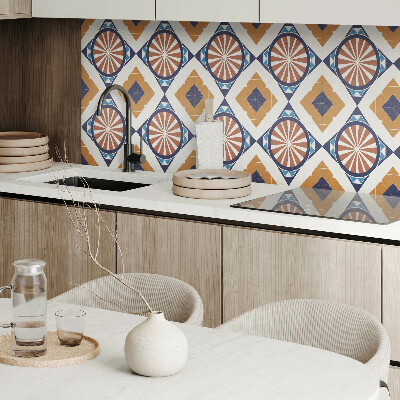 Obdĺžnikový stenový panel Geometrický vzor s kruhmi