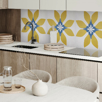 Obdĺžnikový panel na stenu Kvetinový motív s listami