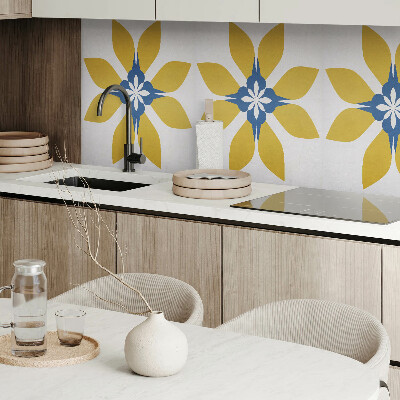 Obdĺžnikový panel na stenu Kvetinový motív s listami