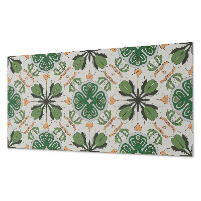 Obdĺžnikový stenový panel Kvetinová harmónia v symetrii