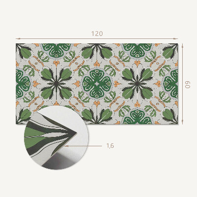 Obdĺžnikový stenový panel Kvetinová harmónia v symetrii