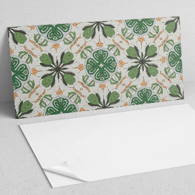 Obdĺžnikový stenový panel Kvetinová harmónia v symetrii