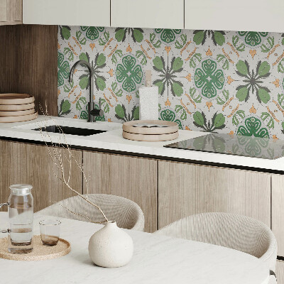 Obdĺžnikový stenový panel Kvetinová harmónia v symetrii