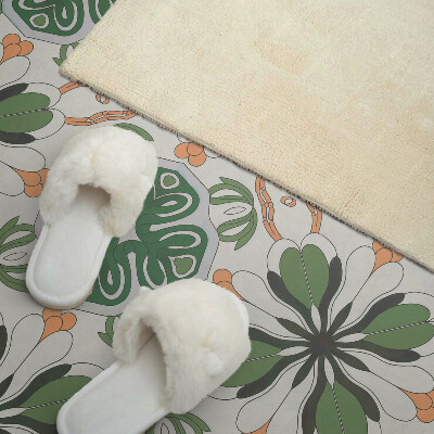 Obdĺžnikový stenový panel Kvetinová harmónia v symetrii