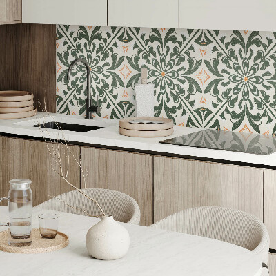 Obdĺžnikový panel na stenu Kvetinový motív s listami