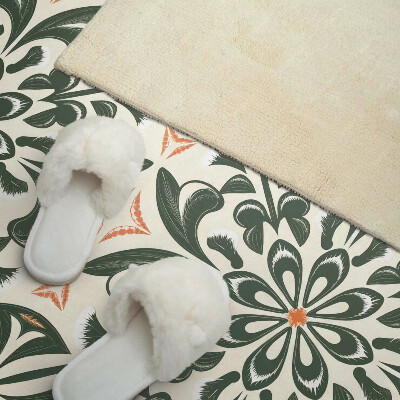 Obdĺžnikový panel na stenu Kvetinový motív s listami