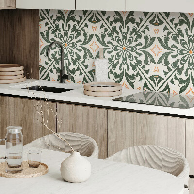 Obdĺžnikový panel na stenu Kvetinový motív s listami