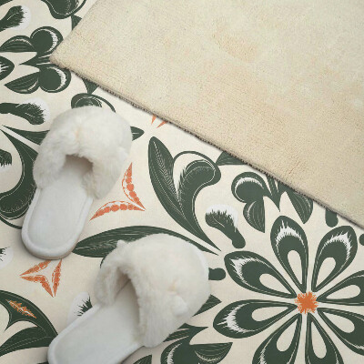 Obdĺžnikový panel na stenu Kvetinový motív s listami