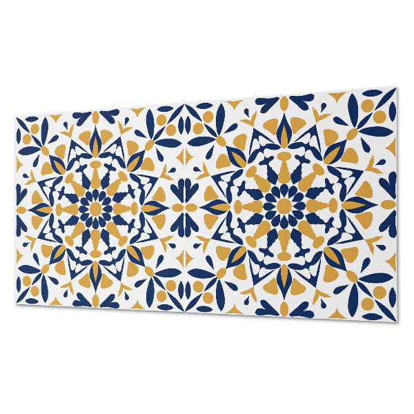 Obdĺžnikový stenový panel Kvetinová harmónia v symetrii
