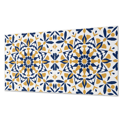 Obdĺžnikový stenový panel Kvetinová harmónia v symetrii