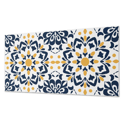 Samolepiaci panel na stenu Kvetinová mandala v umeleckom štýle