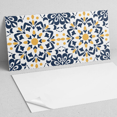 Samolepiaci panel na stenu Kvetinová mandala v umeleckom štýle