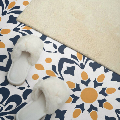 Samolepiaci panel na stenu Kvetinová mandala v umeleckom štýle