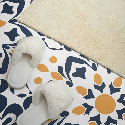 Samolepiaci panel na stenu Kvetinová mandala v umeleckom štýle