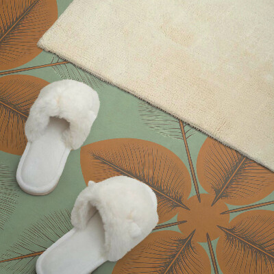 Obdĺžnikový panel na stenu Symetrické listové motívy