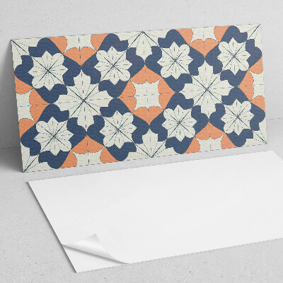 Obdĺžnikový stenový panel Kvetinový geometrický motív