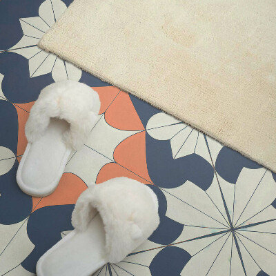 Obdĺžnikový stenový panel Kvetinový geometrický motív