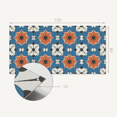 Samolepiaci panel na stenu Kvetinový motív