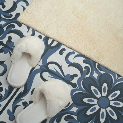 Obdĺžnikový stenový panel Kvetinové motívy s ozdobnými detailmi