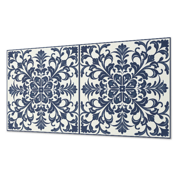 Samolepiaci panel na stenu Kvetinový motív so zelenými listami