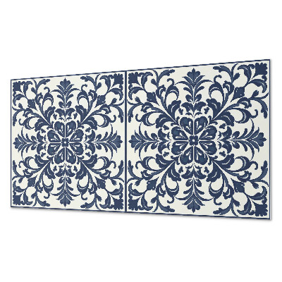 Samolepiaci panel na stenu Kvetinový motív so zelenými listami