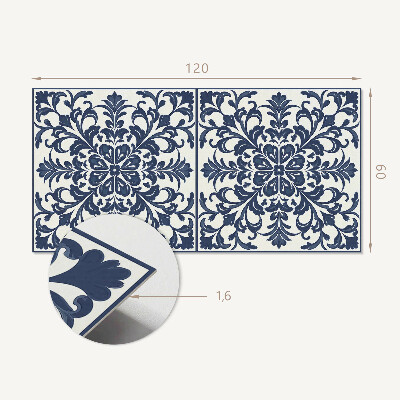 Samolepiaci panel na stenu Kvetinový motív so zelenými listami