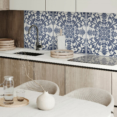 Samolepiaci panel na stenu Kvetinový motív so zelenými listami