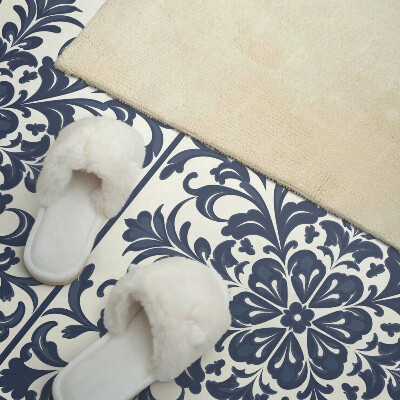 Samolepiaci panel na stenu Kvetinový motív so zelenými listami