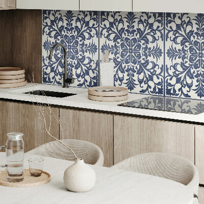 Samolepiaci panel na stenu Kvetinový motív so zelenými listami