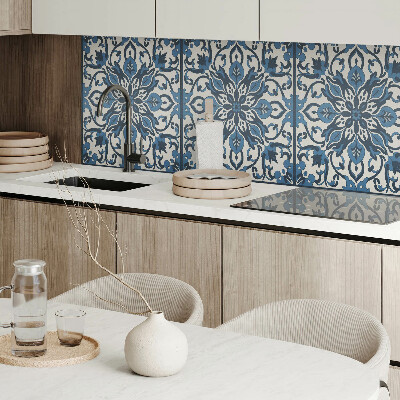 Obdĺžnikový panel na stenu Kvetinový vzor so zelenými listami