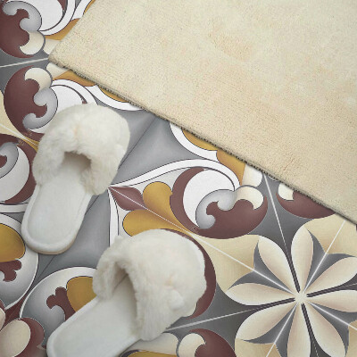 Obdĺžnikový stenový panel Kvetinová mozaika v umeleckom štýle