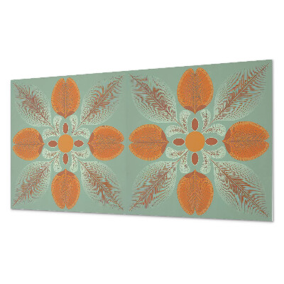 Samolepiaci panel na stenu Kvetinový motív s listami