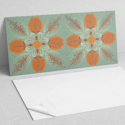 Samolepiaci panel na stenu Kvetinový motív s listami